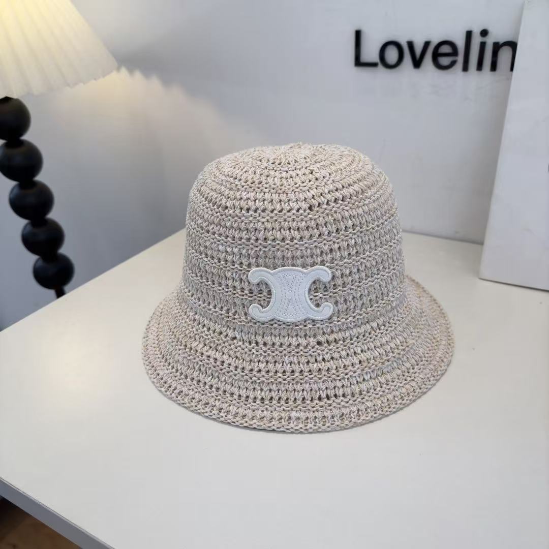 Céline Knitted Boater Hat - Image 2