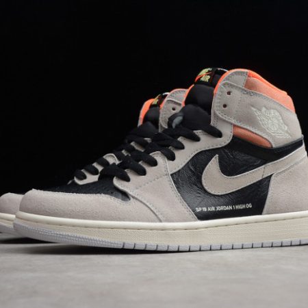 Air Jordan 1 Neutral Grey Hyper Crimson 555088-018 - Image 3