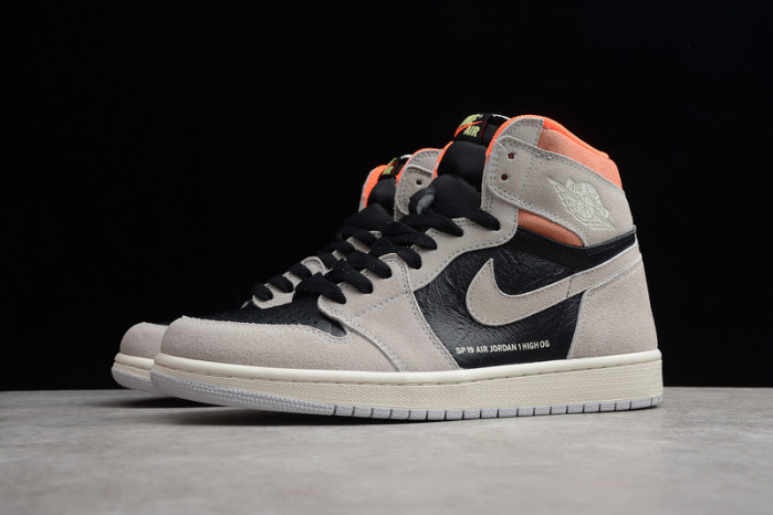 Air Jordan 1 Neutral Grey Hyper Crimson 555088-018 - Image 3