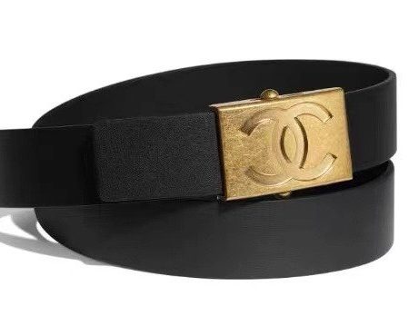 Chanel Belt With Ribbon Buckle Black Women Belt 30MM - Image 6