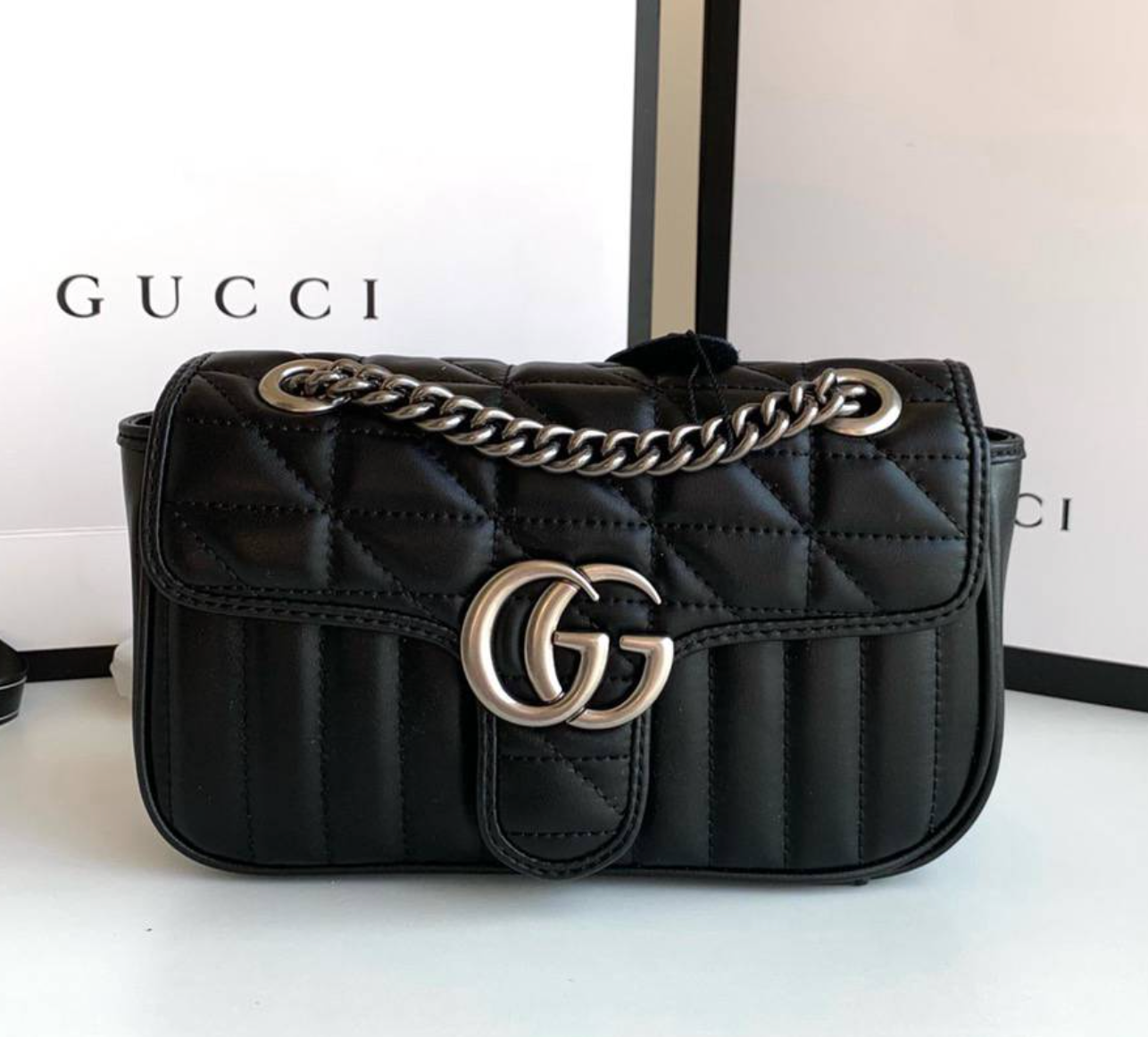 Gucci GG Marmont -Vertical stripes - Image 7