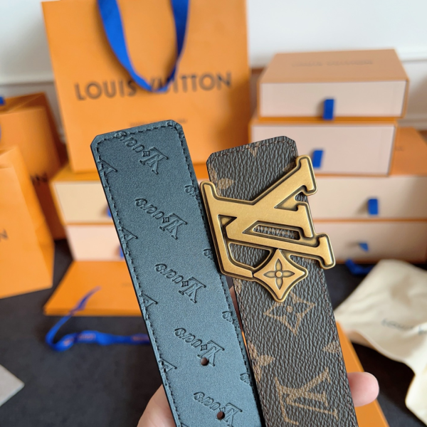 LV Flower 40MM Reversible Belt Men's Belt