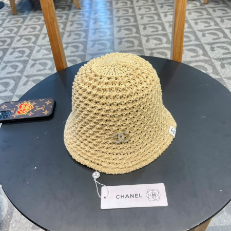 Chanel Hollow Breathable Fisherman's Hat Sunhat - Image 1