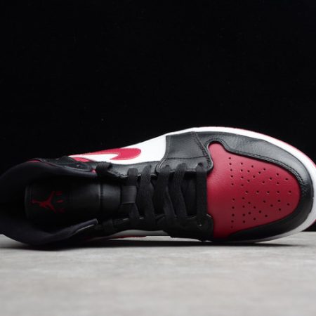 Air Jordan 1 MID bred toe 554724-066 - Image 13