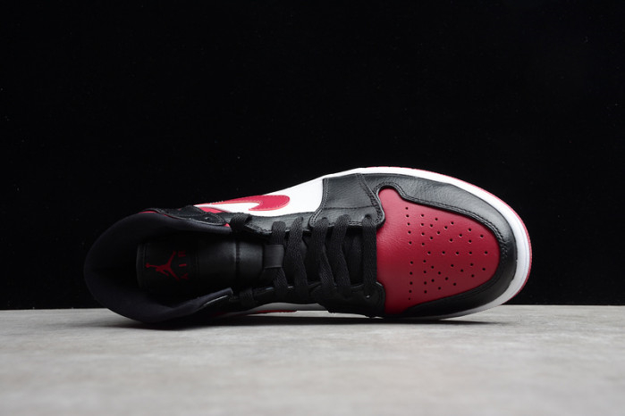 Air Jordan 1 MID bred toe 554724-066 - Image 13
