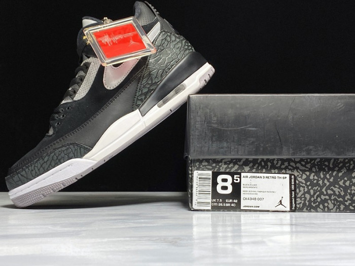 Air Jordan 3 Tinker Black Cement Grey CK4348-007 - Image 11
