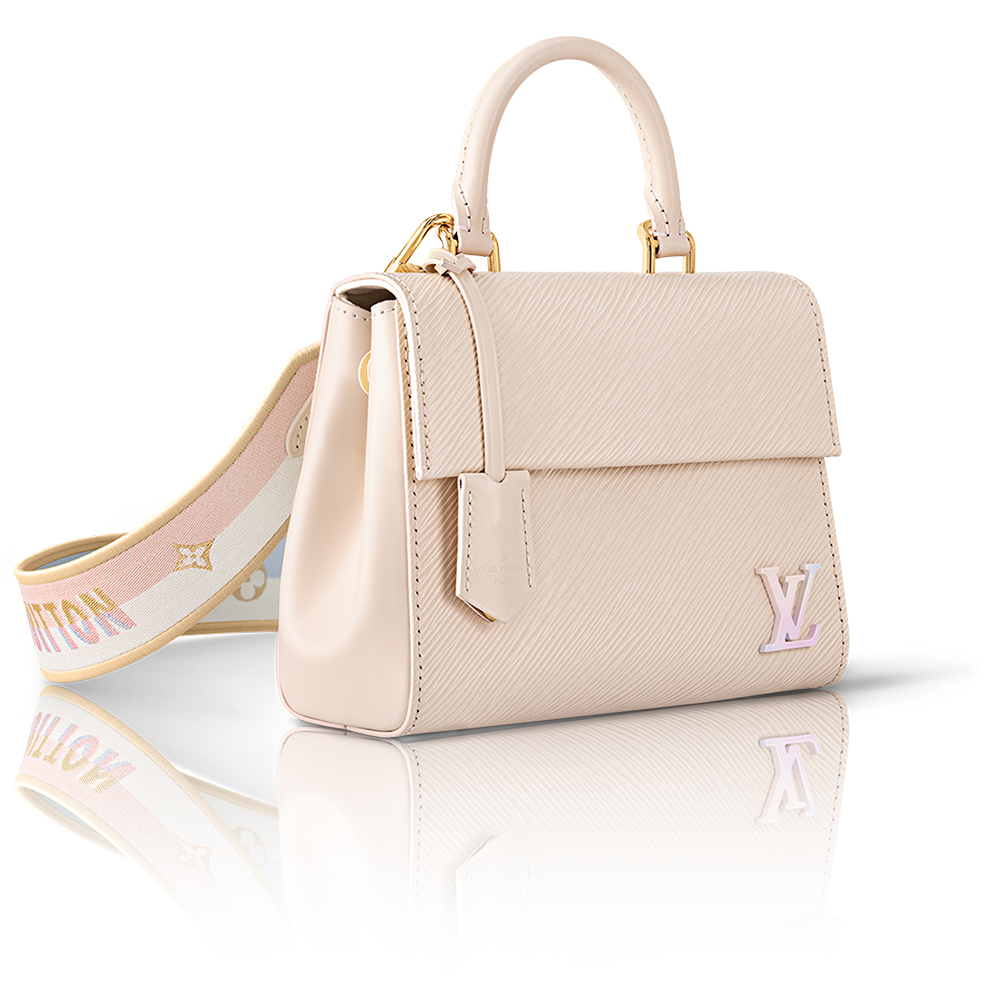 LV  Cluny Grained Leather Shoulder Handbag - Image 1
