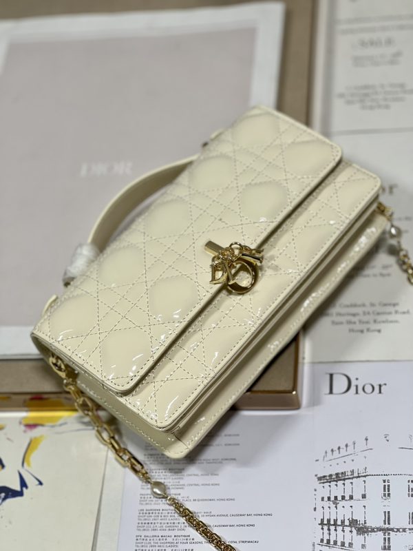 Dior Miss Mini Bag Patent Cannage Bag