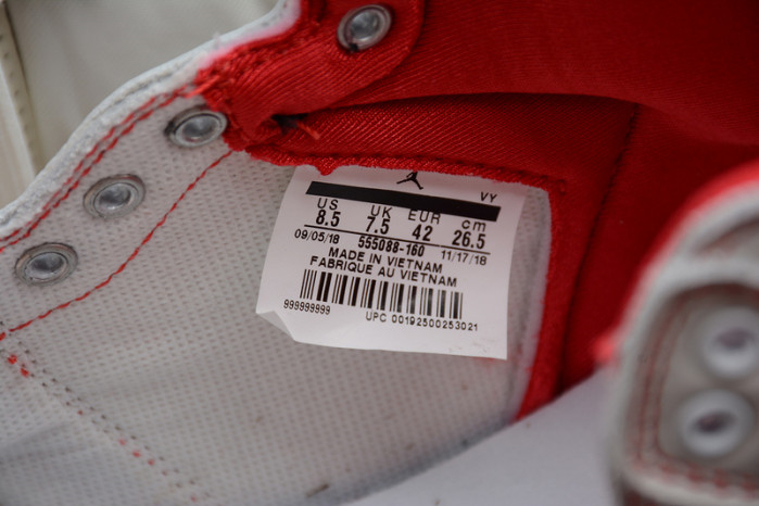 Air Jordan 1 Phantom Sail University Red 555088-160 - Image 12