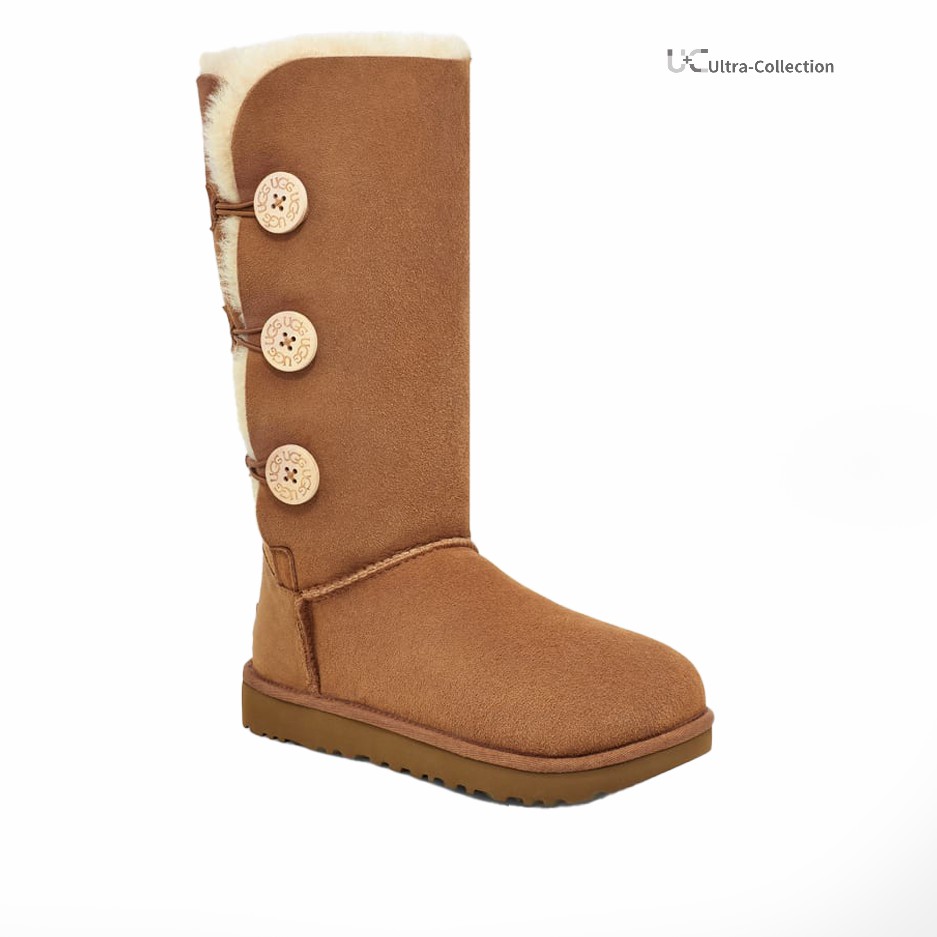 UGG Women's Brown and Tan Boots - Image 3