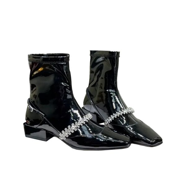 Jimmy Choo Simple High-powered Ankle Boots Slide Sandal
