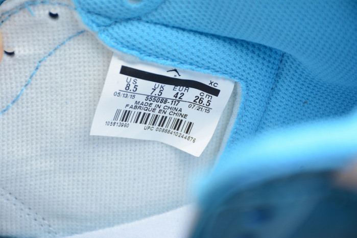 Air Jordan 1 Retro High OG UNC 555088-117 - Image 13