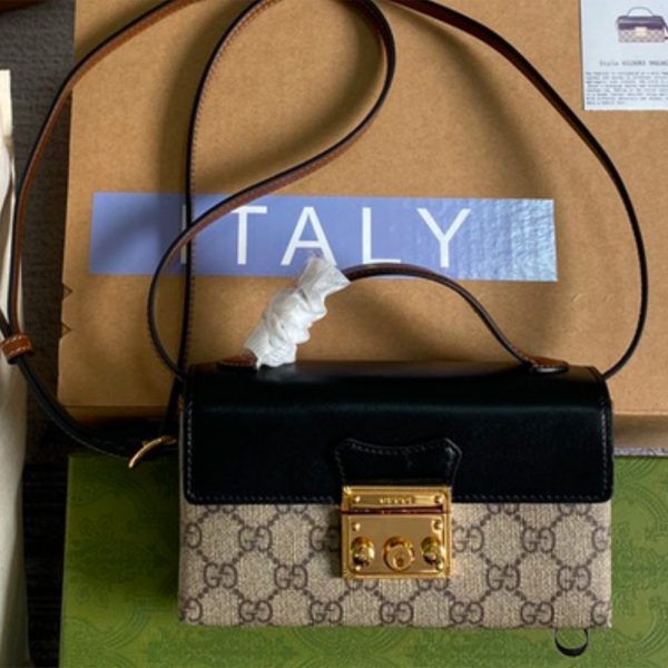 Gucci Padlock Lock Buckle Crossbody Bag