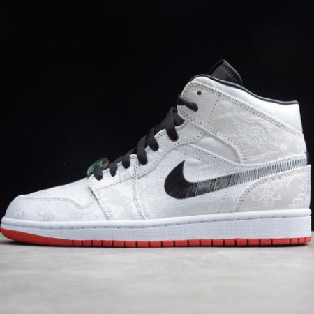 CLOT Air Jordan 1 Mid Fearless CU2804-100 - Image 2