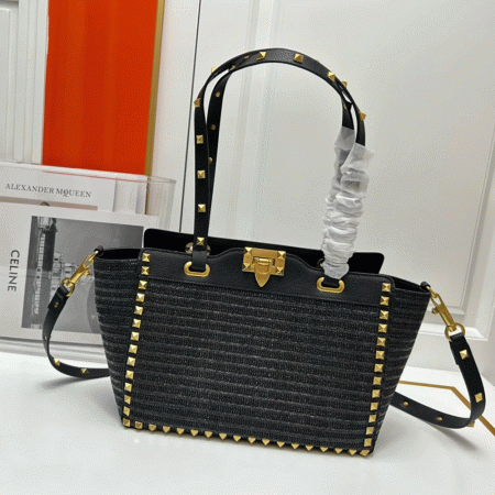 Valentino Classic Rivet Shopper Bag - Image 2