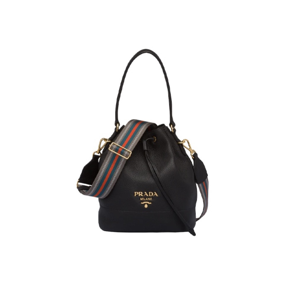 Prada Drawstring Cowhide Bag - Image 1