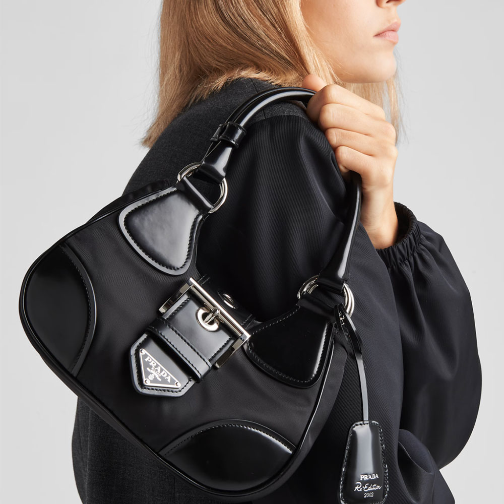 Prada Moon Re-Nylon Handbag - Image 2