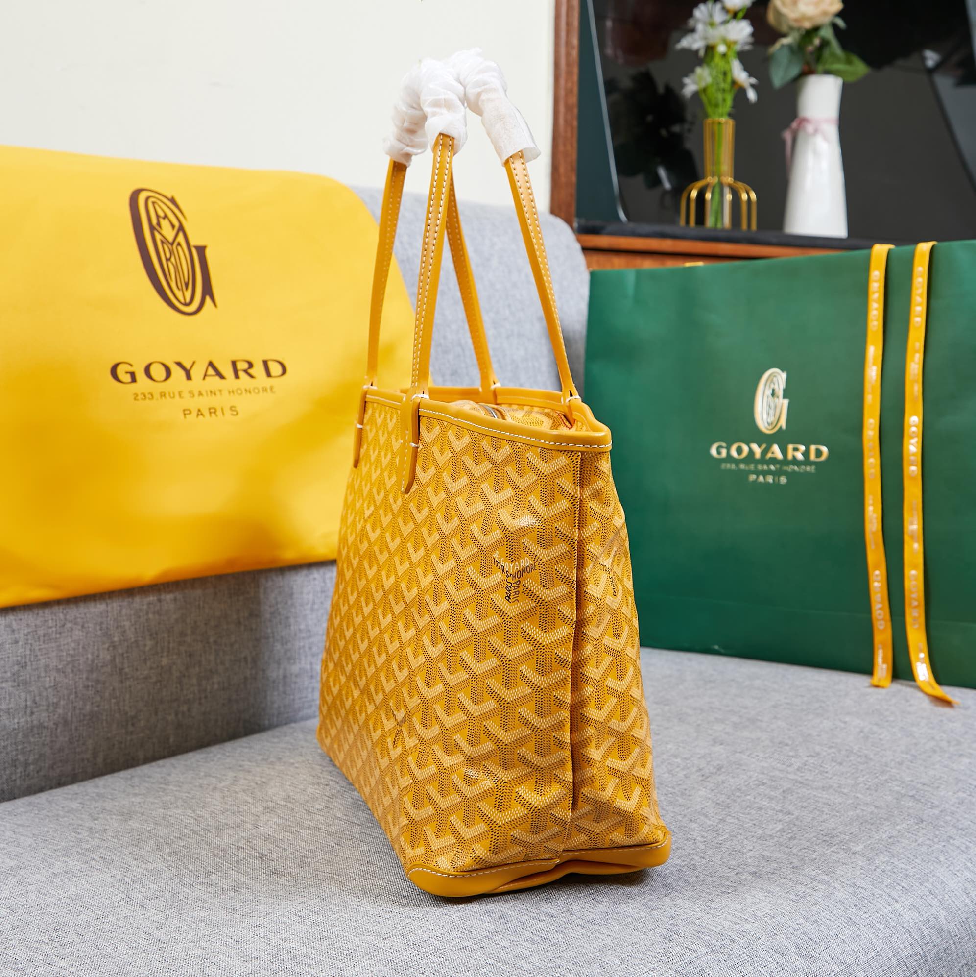 Goyard artois bag yellow - Image 3