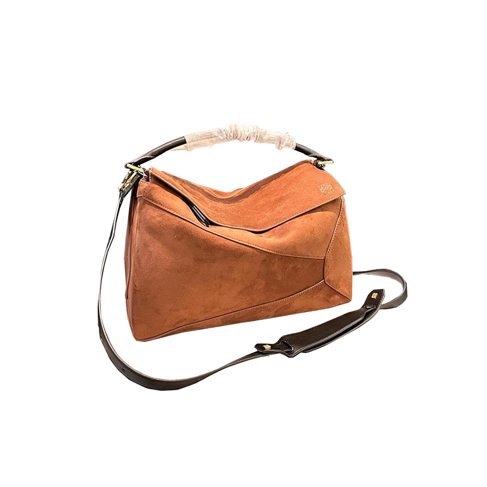 LOEWE Suede Puzzle Bag - Image 1