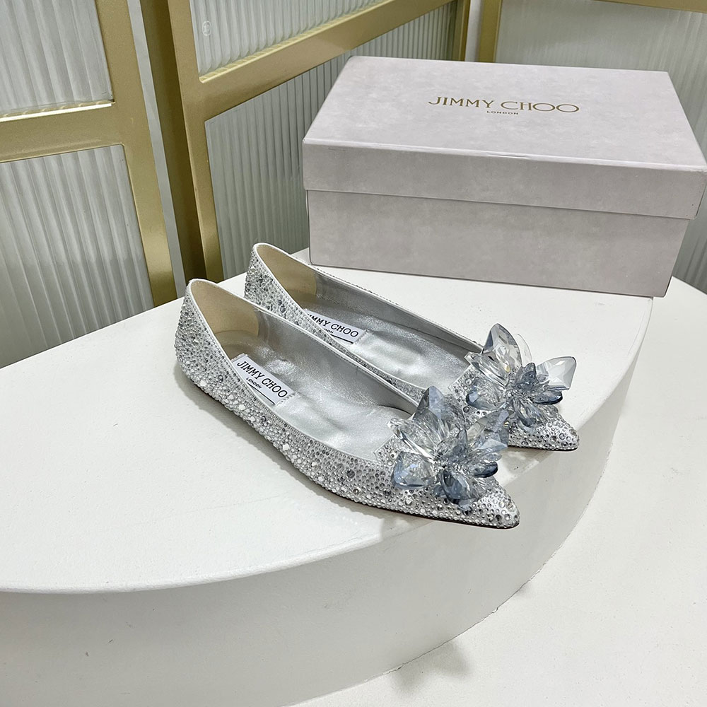 Jimmy Choo Allure Crystal Point Slide Sandal - Image 2