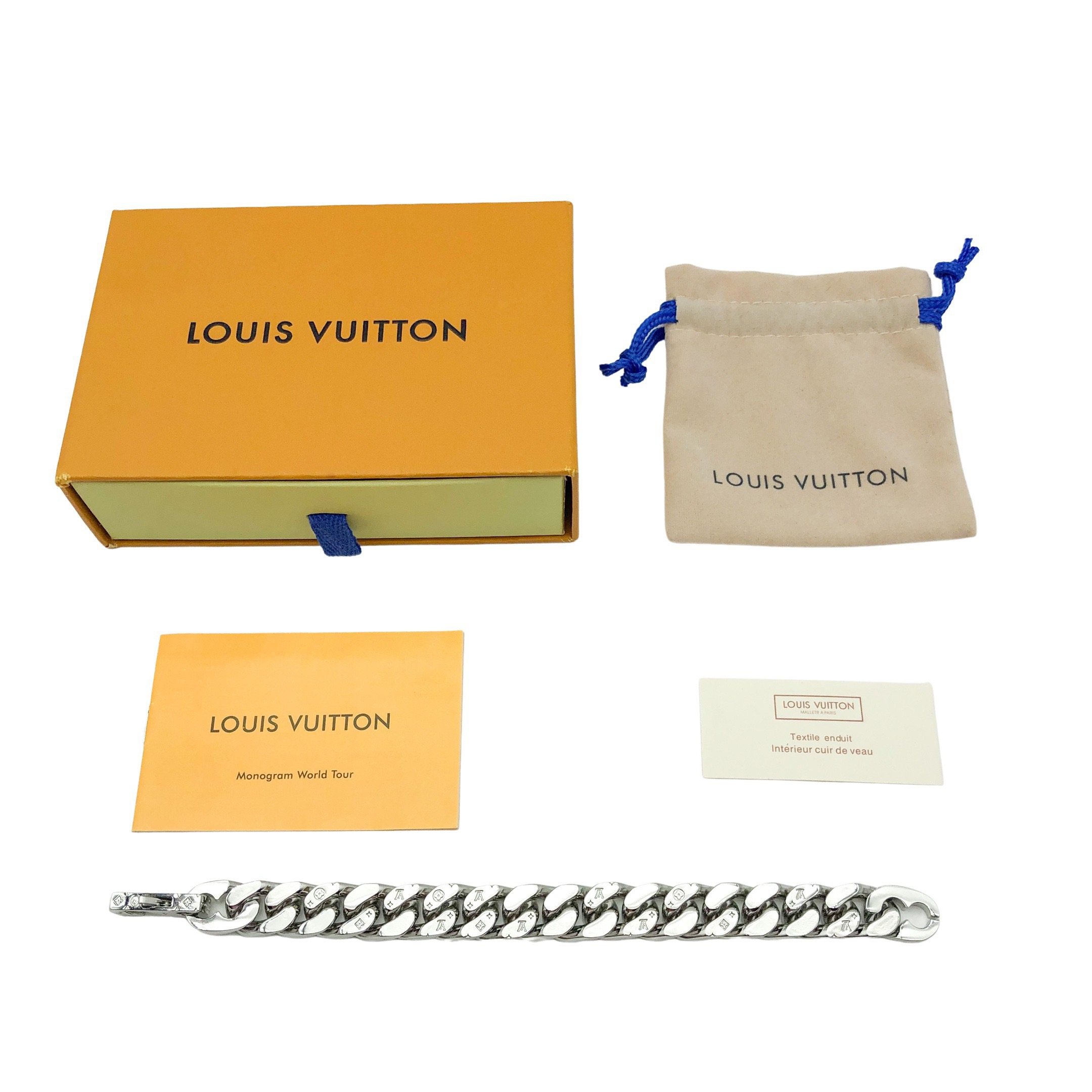 LV Cuban Link Bracelet - Image 2