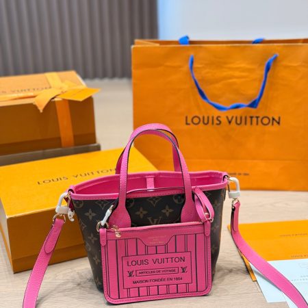 LV Neverfull BB Bandouliere Inside Out Tote Bag - Image 3