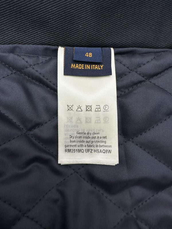 LV Embossed Monogram Cotton Varsity Jacket