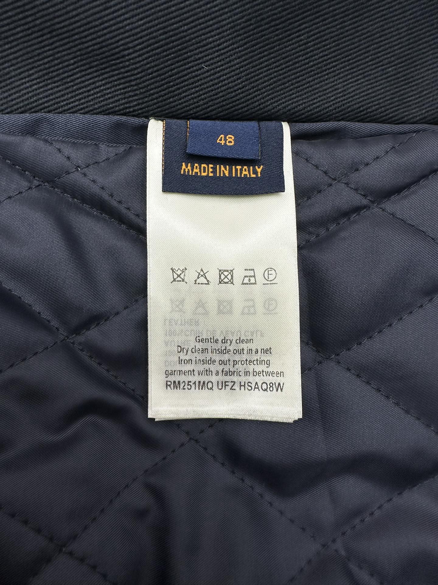 LV Embossed Monogram Cotton Varsity Jacket - Image 7