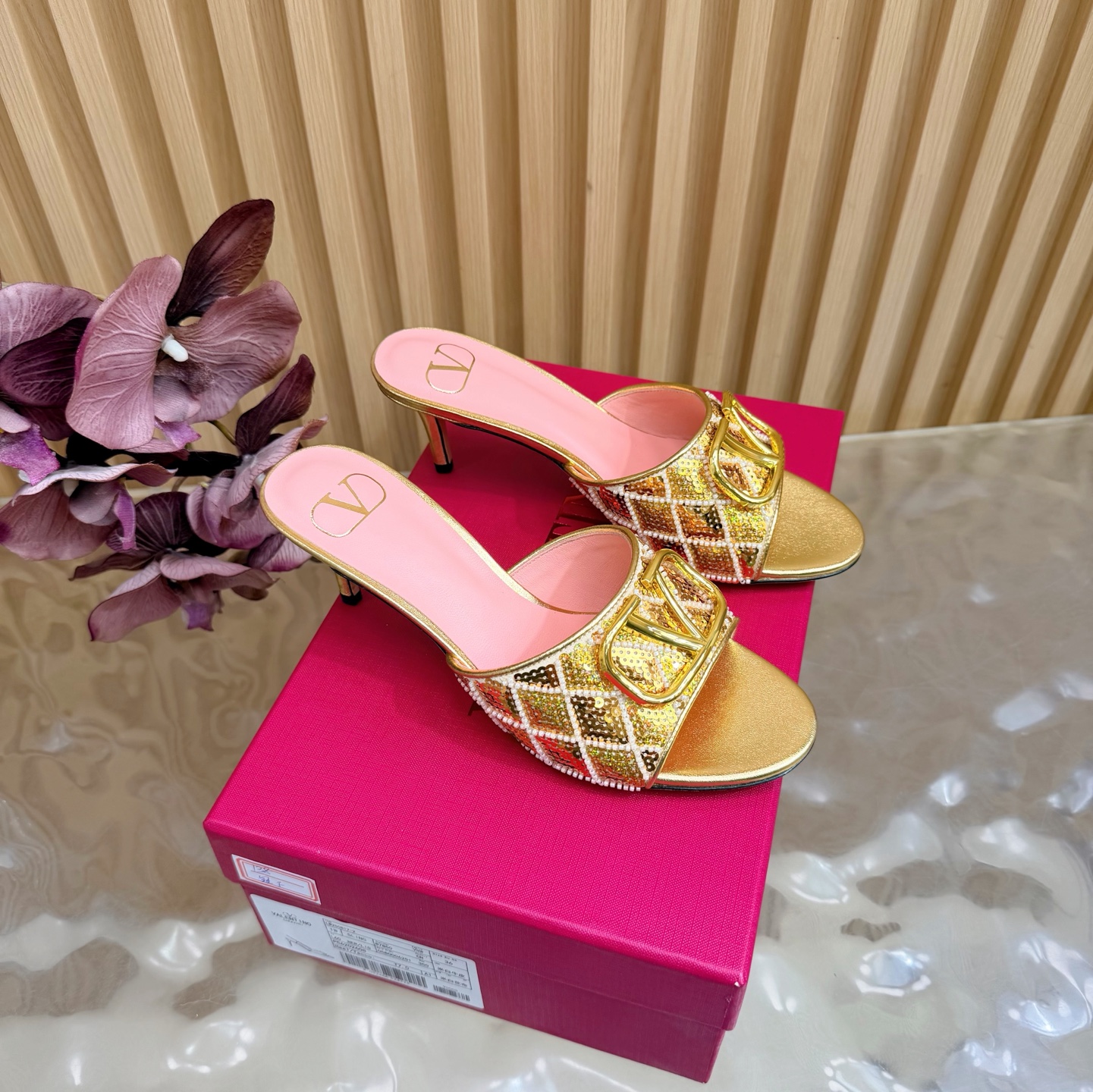 Valentino Women VLogo Slide Pumps - Image 3
