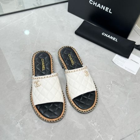 Chanel black leather sandals - Image 2