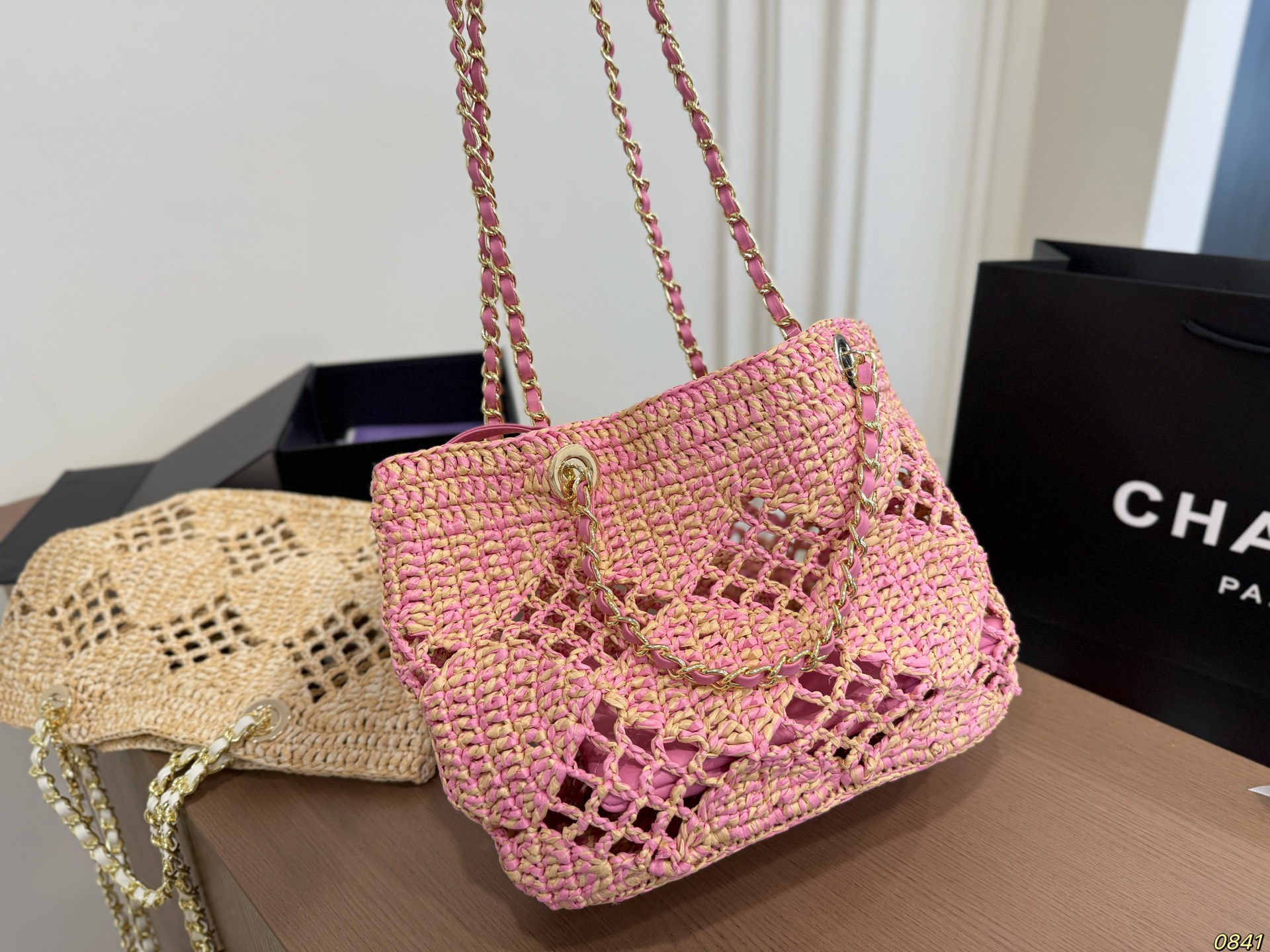 Chanel Straw Bag - Image 8