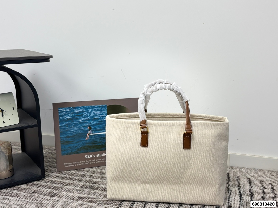 Celine Canvas Tote Bag - Image 4