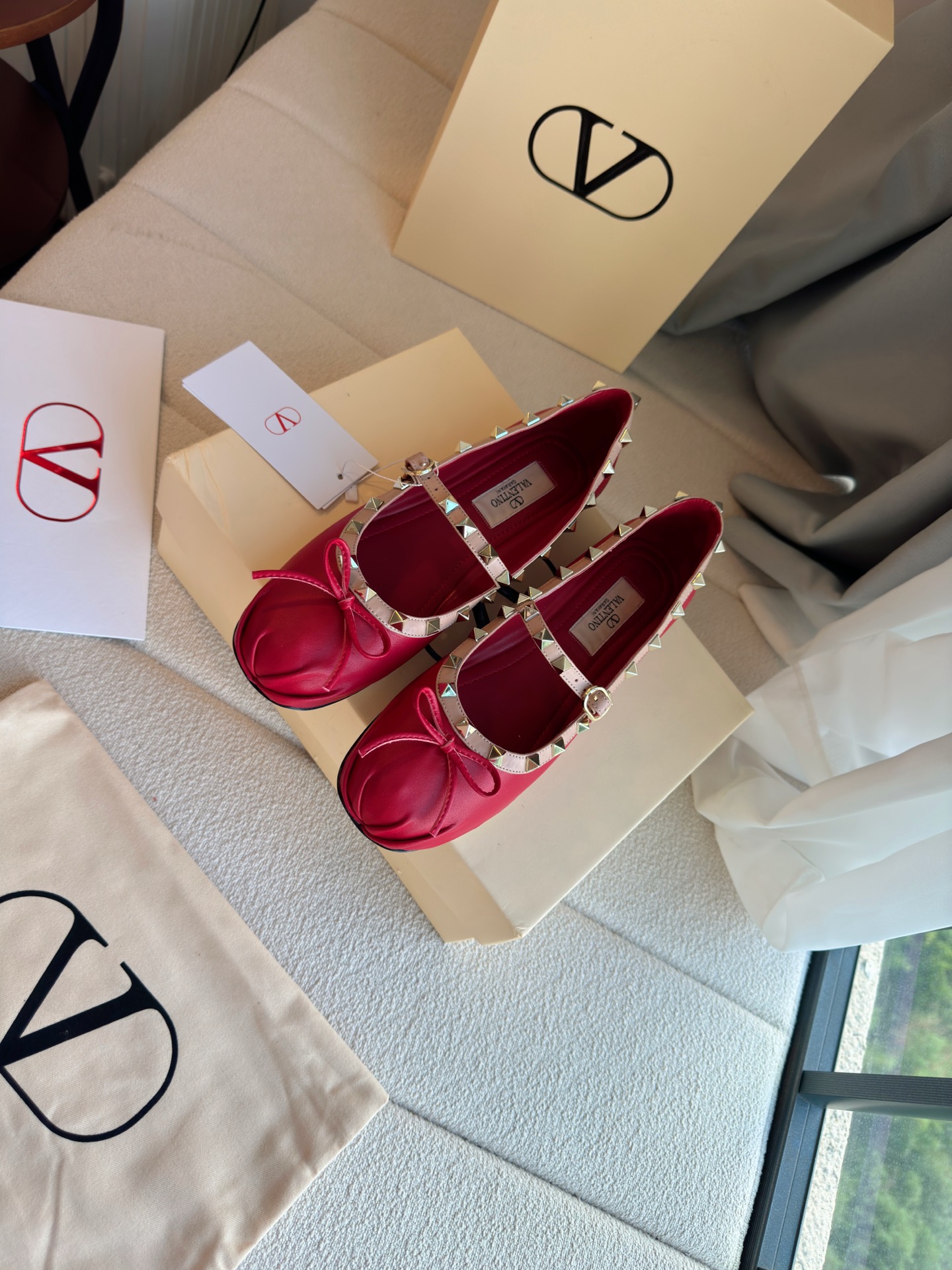 Valentino studded ballet flats - Image 2