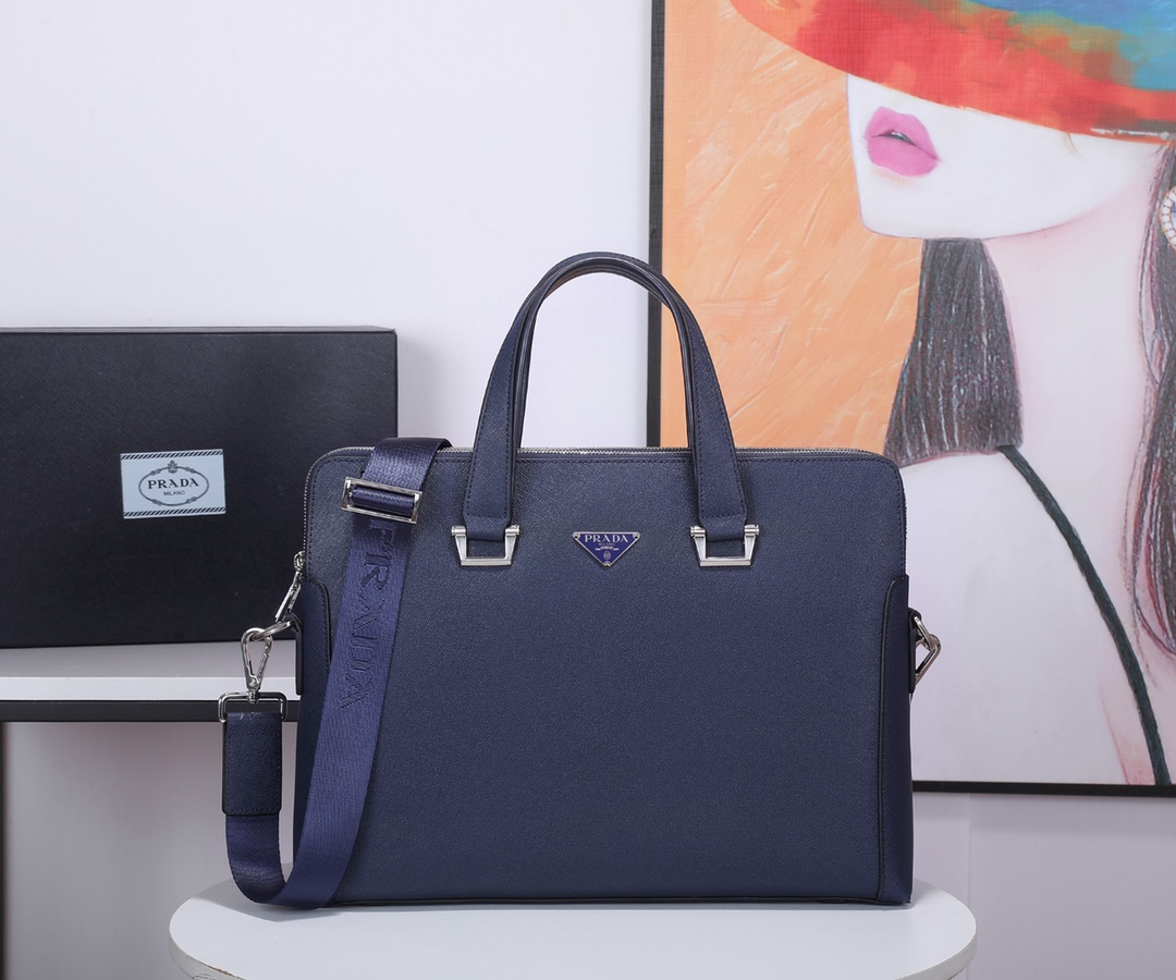 Prada Men's Briefcase - Image 1