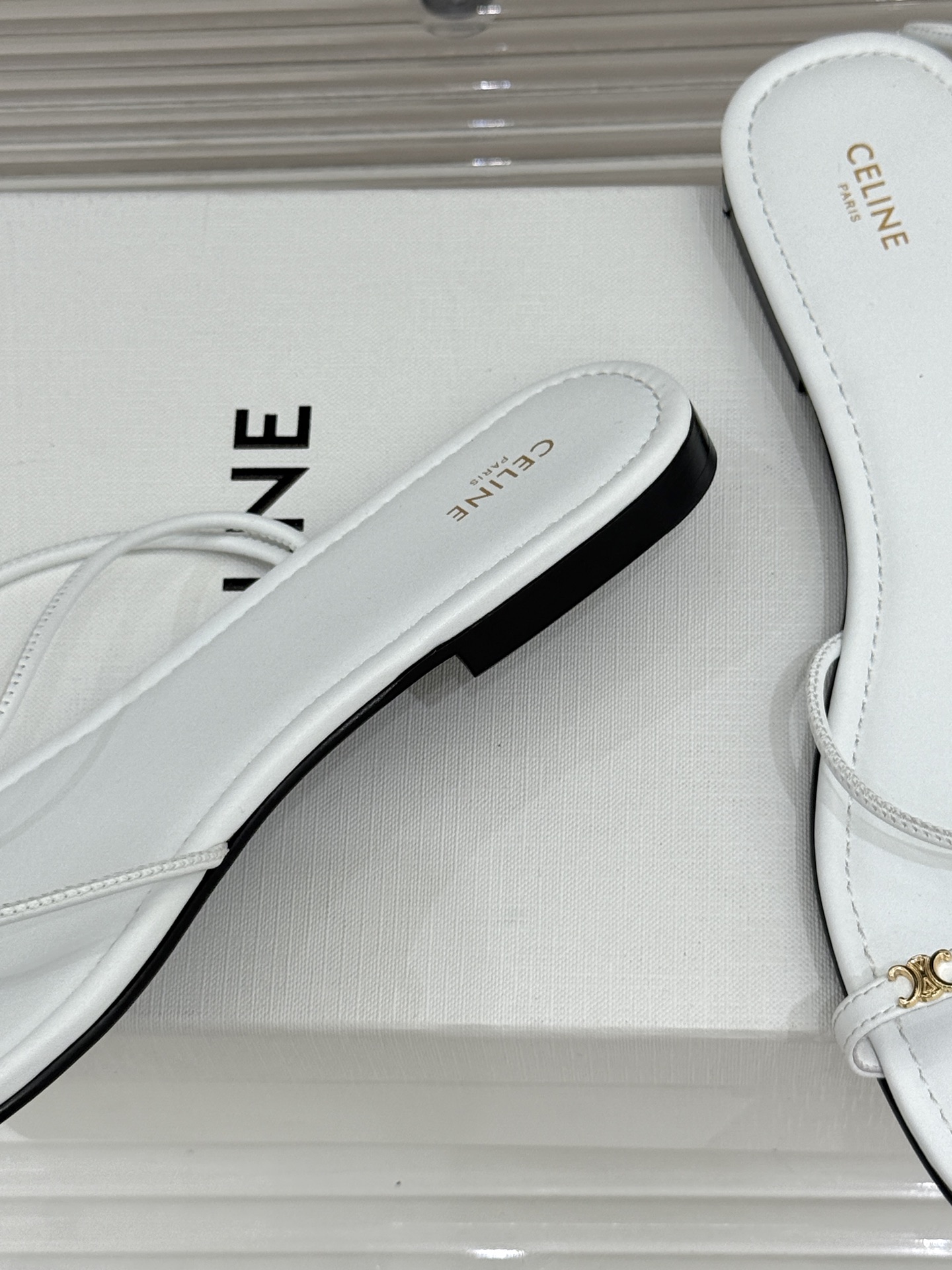 Celine Open-Toe Flat Sandals - Image 7