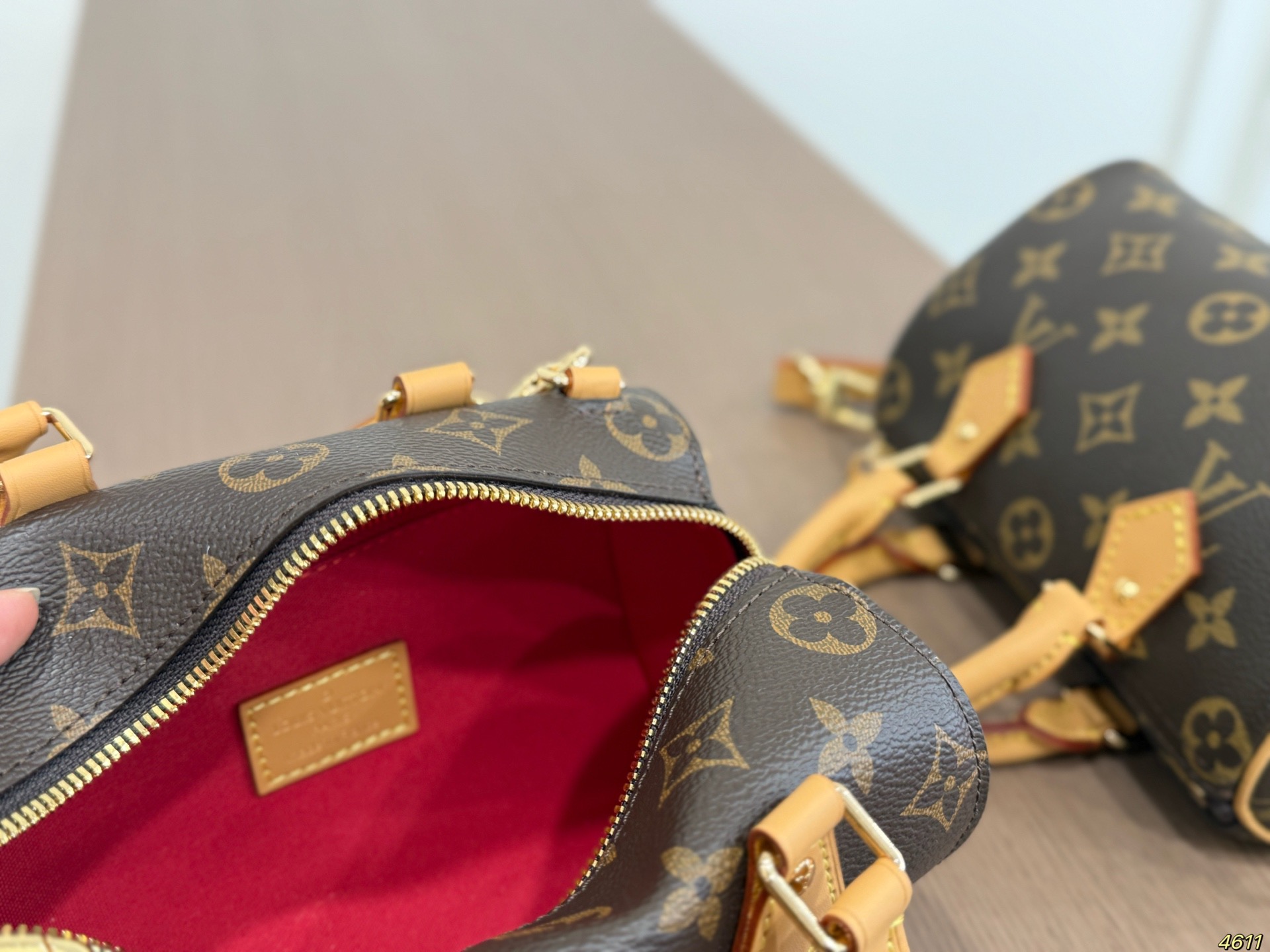 LV Nano Speedy Heart-Shaped Bag - Image 9