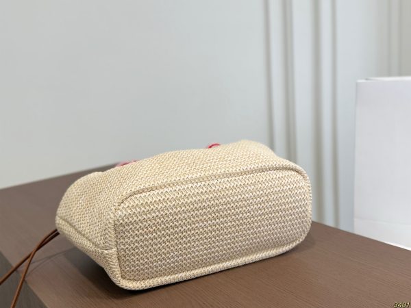 Prada Basket Tote Bag, Woven Straw Bag