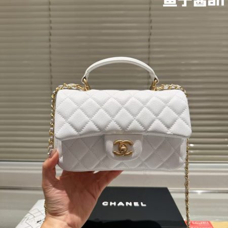 Chanel Double-C CF Top Handle Bag - Image 3