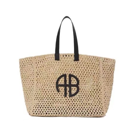 Anine Bing Straw Tote Bag
