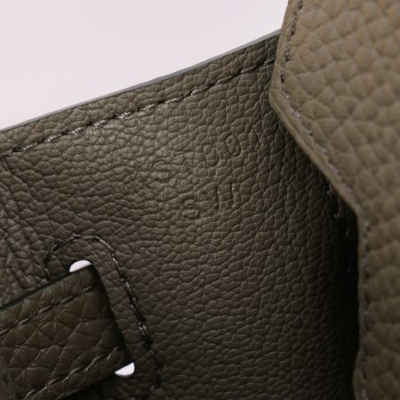 Hermès Etain Togo Birkin 25 Gold Hardware Bag - 10A Mirror Version - Image 8