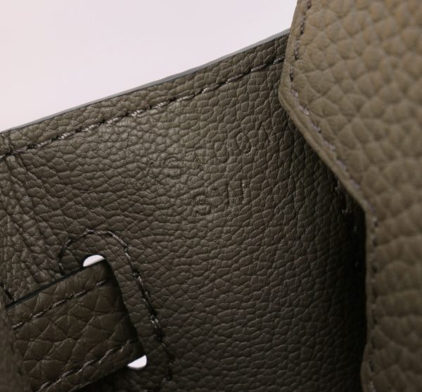 Hermès Etain Togo Birkin 25 Gold Hardware Bag - 10A Mirror Version