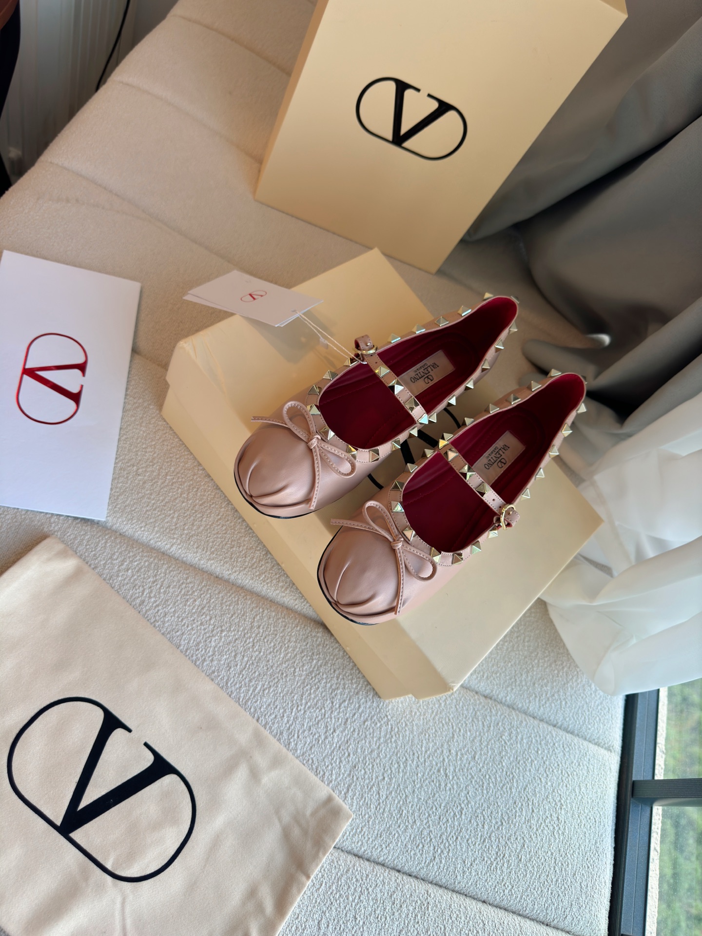 Valentino studded ballet flats - Image 1