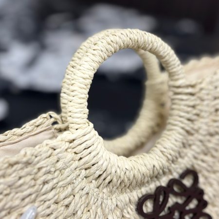 Loewe Anagram Basket Woven Shopping Bag - Image 4