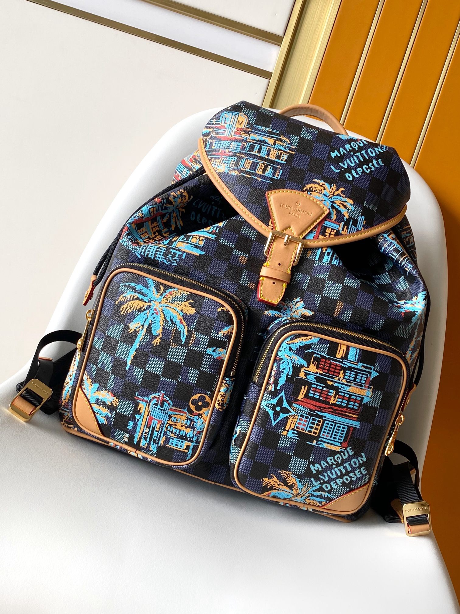 LV Montsouris Cargo Damier Bag - Image 1