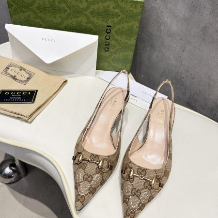Gucci Women Slingback Pump with Horsebit - Image 4