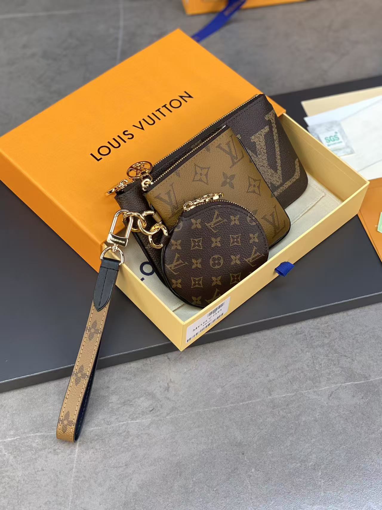 LV Monogram Three-Piece Set - Image 1