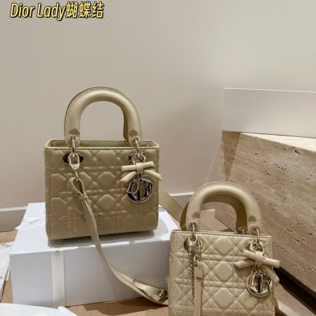 Dior Small & Micro Lady Dior My ABC Dior Bag with bow - Image 10