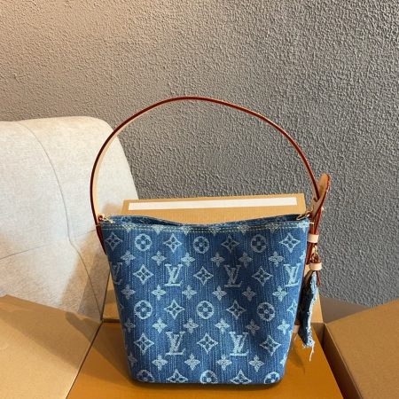 LV All In BB Monogram Denim Bag - Image 8