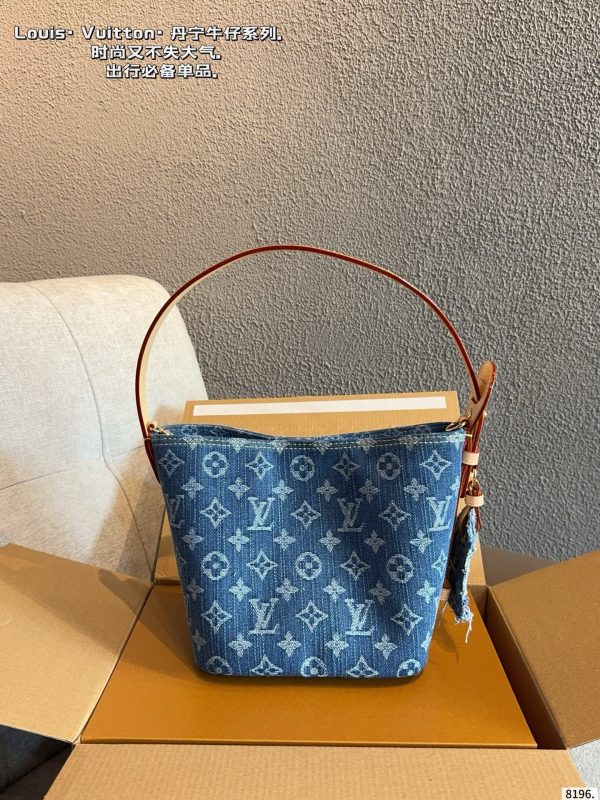 LV All In BB Monogram Denim Bag