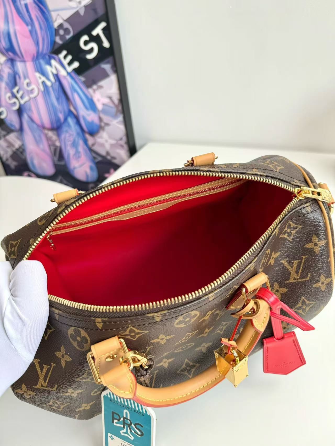 LV Sac Speedy Soft 30 Crafty Bag - Image 9